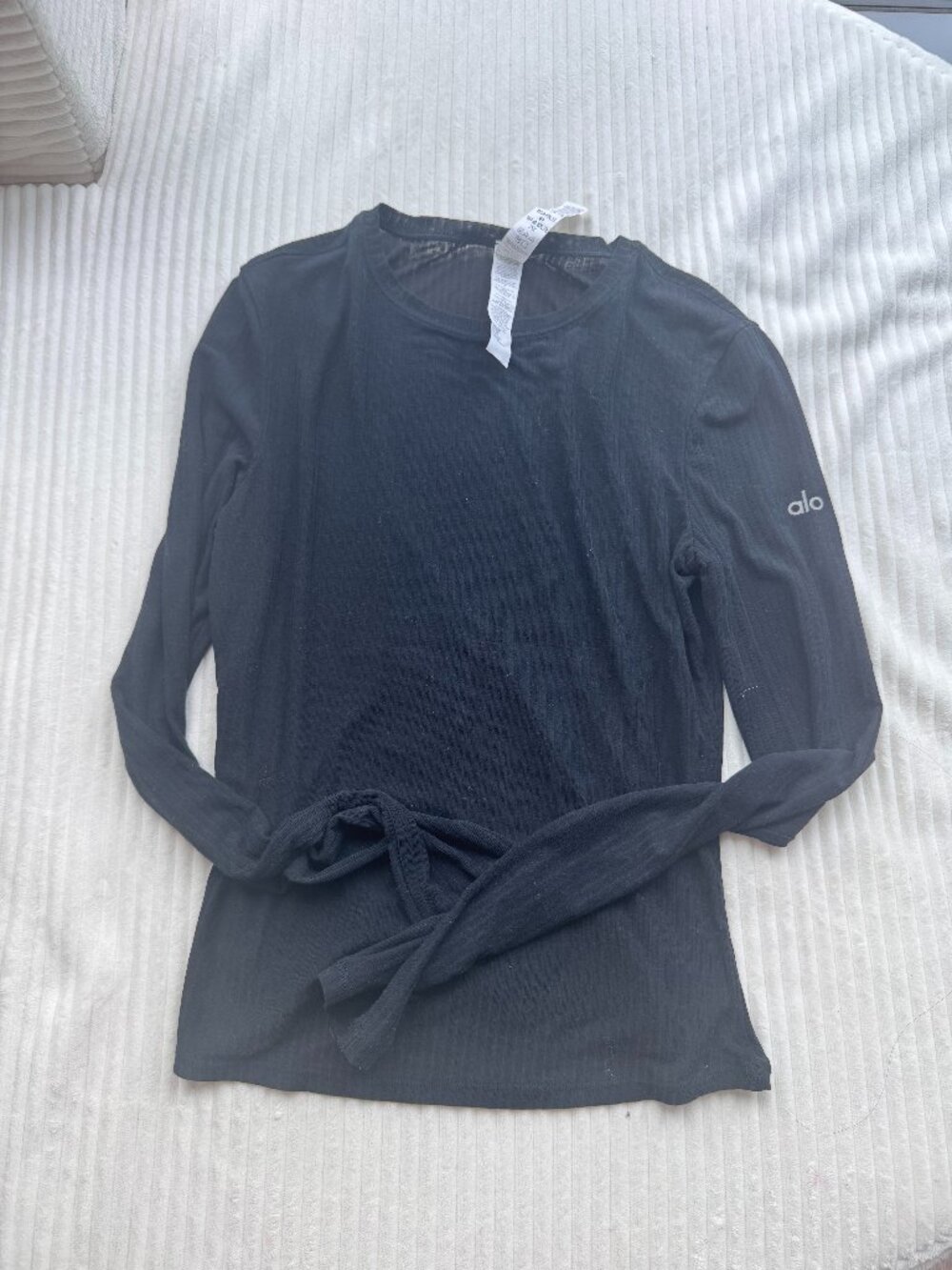 Alo Yoga Ribbed Sea Coast Long Sleeve